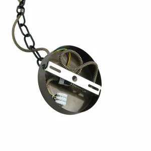 Fashion Lindby Lucande Suspension Arinthea, E27, noir, acier, cage