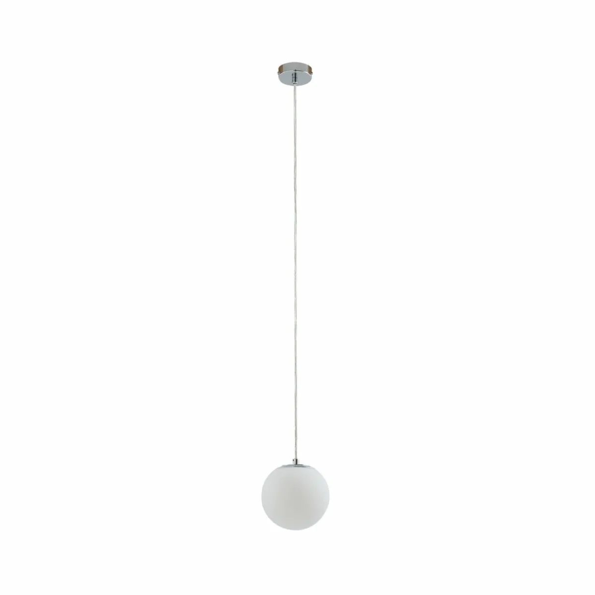 lucande_suspension_bidolo_chrome_verre___cm_ip_1.webp Best Sale Lucande Suspension Bidolo, chrome, verre, Ø 15 cm, IP44