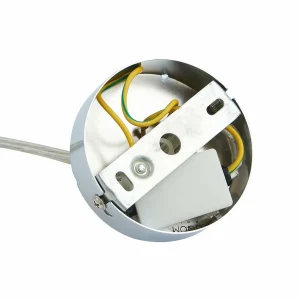 Best Sale Lucande Suspension Bidolo, chrome, verre, Ø 15 cm, IP44