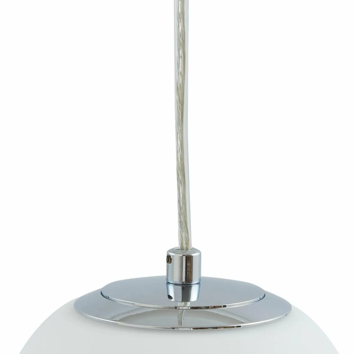 lucande_suspension_bidolo_chrome_verre___cm_ip_6.webp Best Sale Lucande Suspension Bidolo, chrome, verre, Ø 15 cm, IP44