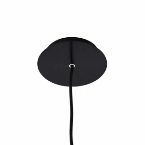 Sale Lucande Suspension Eirian, Ø 18 cm, noir, verre, E27