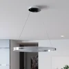 Online Lucande suspension LED Lyani, 80 cm, chrome, intensité variable
