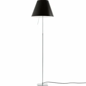 Online Luceplan Costanza lampadaire D13ti, alu/noir