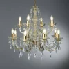 Best Sale Searchlight Lustre à 12 lampes MARIE THERESE aspect laiton