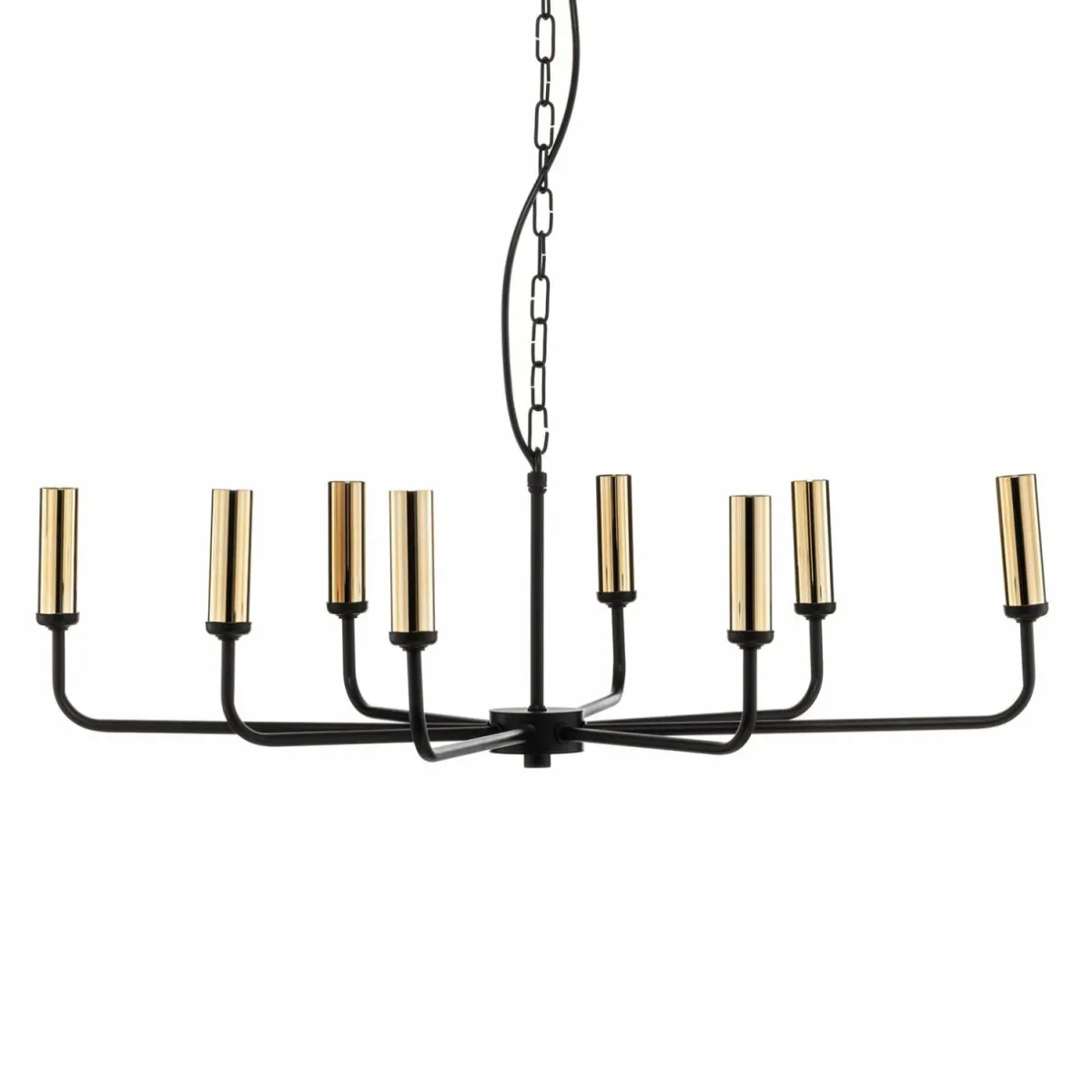 lustre_ampli_noirdor__huit_lampes_2.webp Store Domiluce Lustre Ampli, noir/doré, à huit lampes