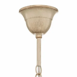 Shop Alfa Lustre Astoria, abat-jour verre, à 3 lampes, blanc