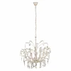 Shop ONLI Lustre Cesta, cinq lampes avec cristaux