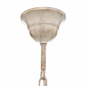 Shop ONLI Lustre Cesta, cinq lampes avec cristaux