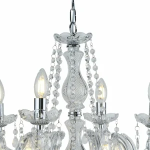 Sale Searchlight Lustre classique MARIE THERESE à 12 lampes chromé