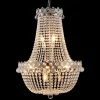 Flash Sale Clayre&Eef Lustre CR55 à 12 lampes, avec pendentif en verre