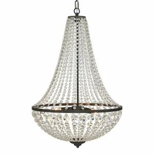 Best Markslöjd Lustre Gränsö noir, IP20, Ø 50 cm