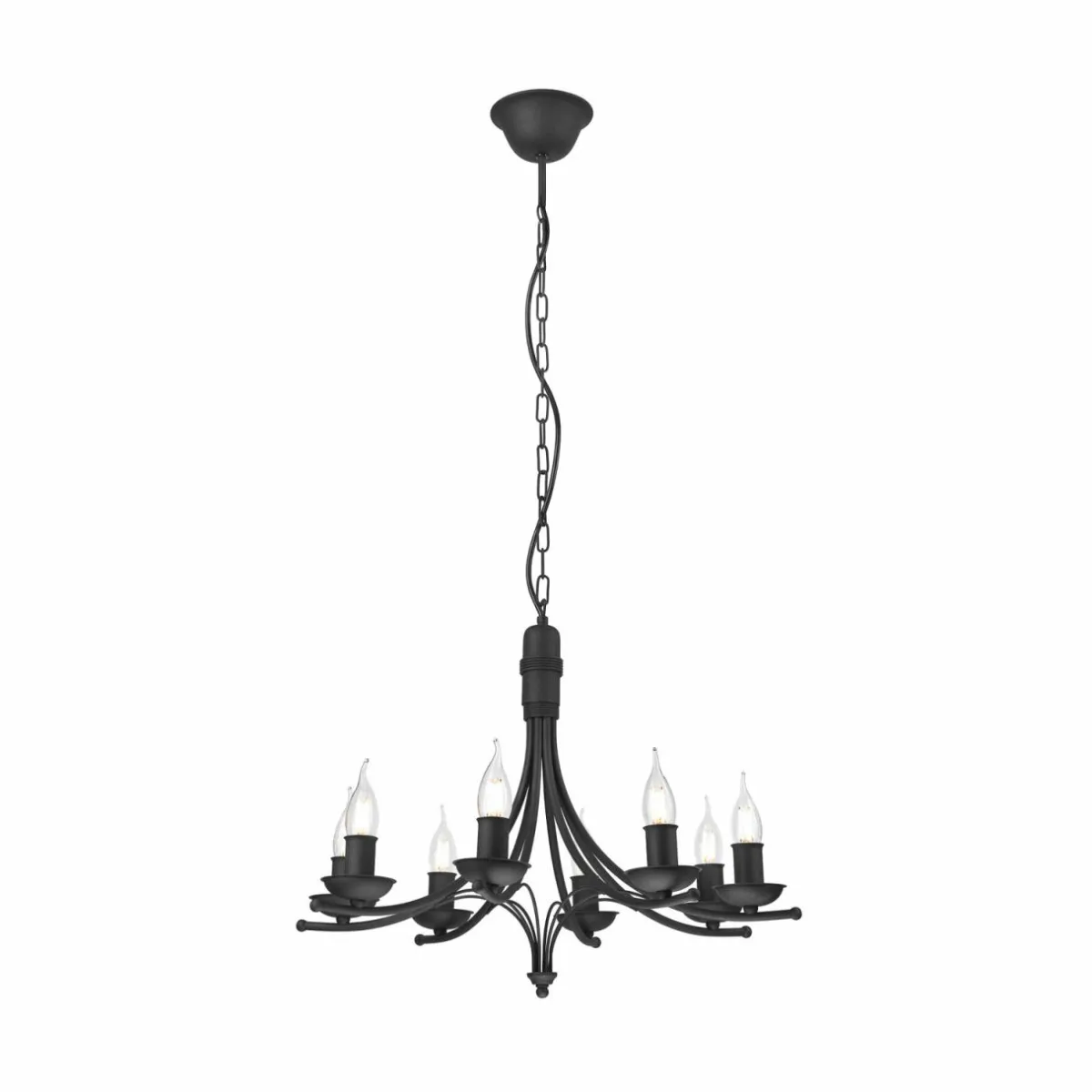 lustre_kandela__huit_lampes_noir_0.webp New Lamkur Lustre Kandela, à huit lampes, noir