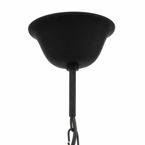 New Lamkur Lustre Kandela, à huit lampes, noir