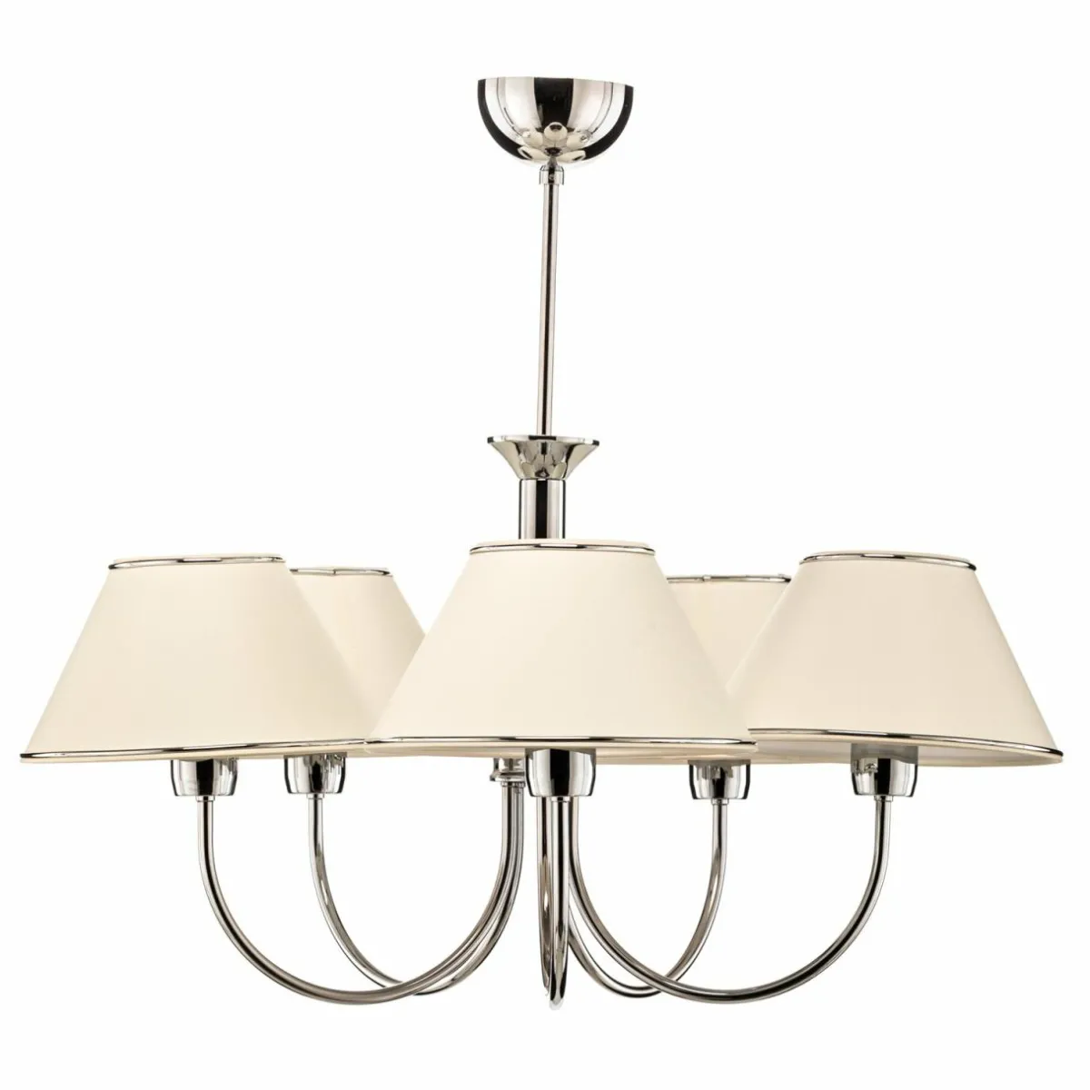 lustre_london_chromcrme___lampes_1.webp Online Jupiter Lustre London chromé/crème, à 5 lampes