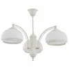 Shop Alfa Lustre Lord, abat-jour en verre, à 3 lampes, blanc