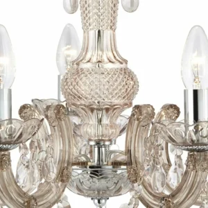 Best Searchlight Lustre Marie Therese, brun, à 5 lampes