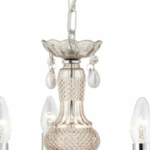 Best Searchlight Lustre Marie Therese, brun, à 5 lampes