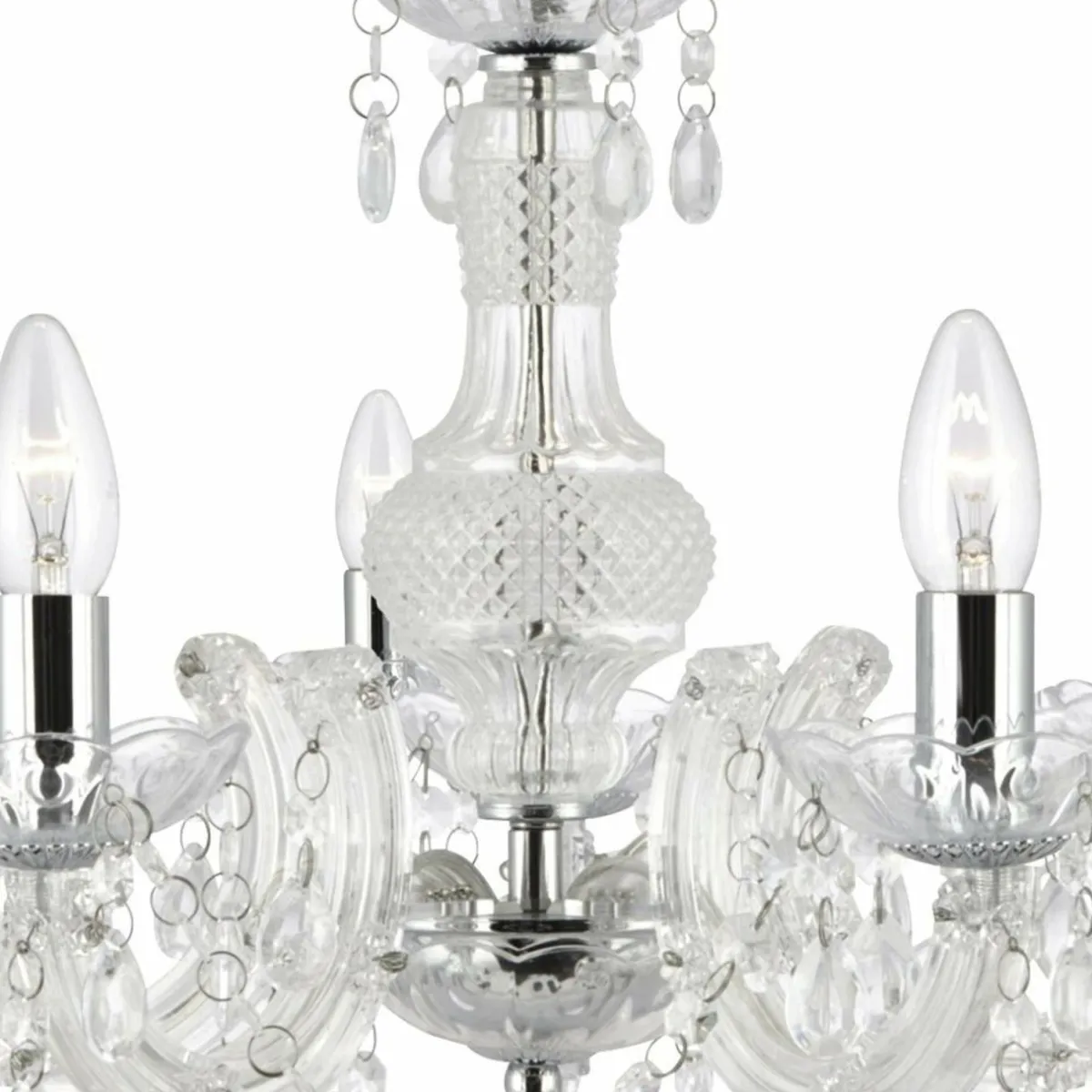 lustre_marie_therese_transparent___lampes_0.webp Store Searchlight Lustre Marie Therese, transparent, à 5 lampes