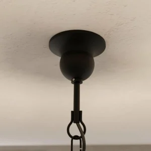 Cheap Lamkur Lustre Midgrad à cinq lampes, brun