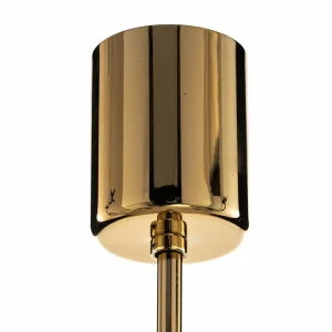 Best Argon Lustre Polo, 3 lampes, beige/laiton foncé