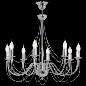 Best Sale Domiluce Lustre Retro, à 8 lampes 75 cm, chromé