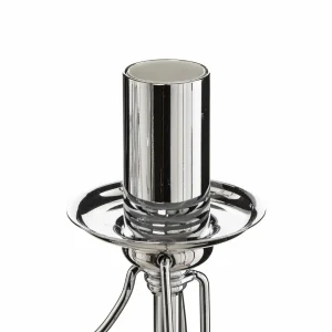 Fashion Domiluce Lustre Retro, à 5 lampes 75 cm, chromé