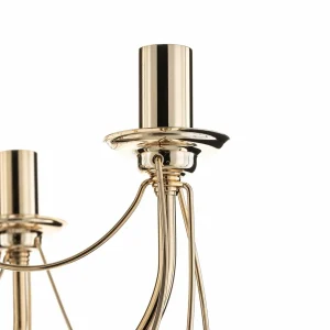 Best Domiluce Lustre Retro, à 5 lampes 75 cm, doré
