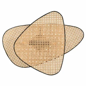 Clearance MARKET SET Applique murale Screen, hauteur 77 cm, naturel, rotin