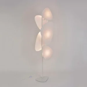 Best MARKET SET Lampe sur pied Screen, papier, blanc, hauteur 179 cm