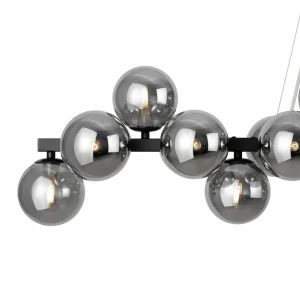 Discount Maytoni Dallas Suspension à 25 branches, longue, noire