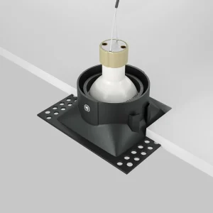New Maytoni Dot luminaire encastrable, angulaire, noir