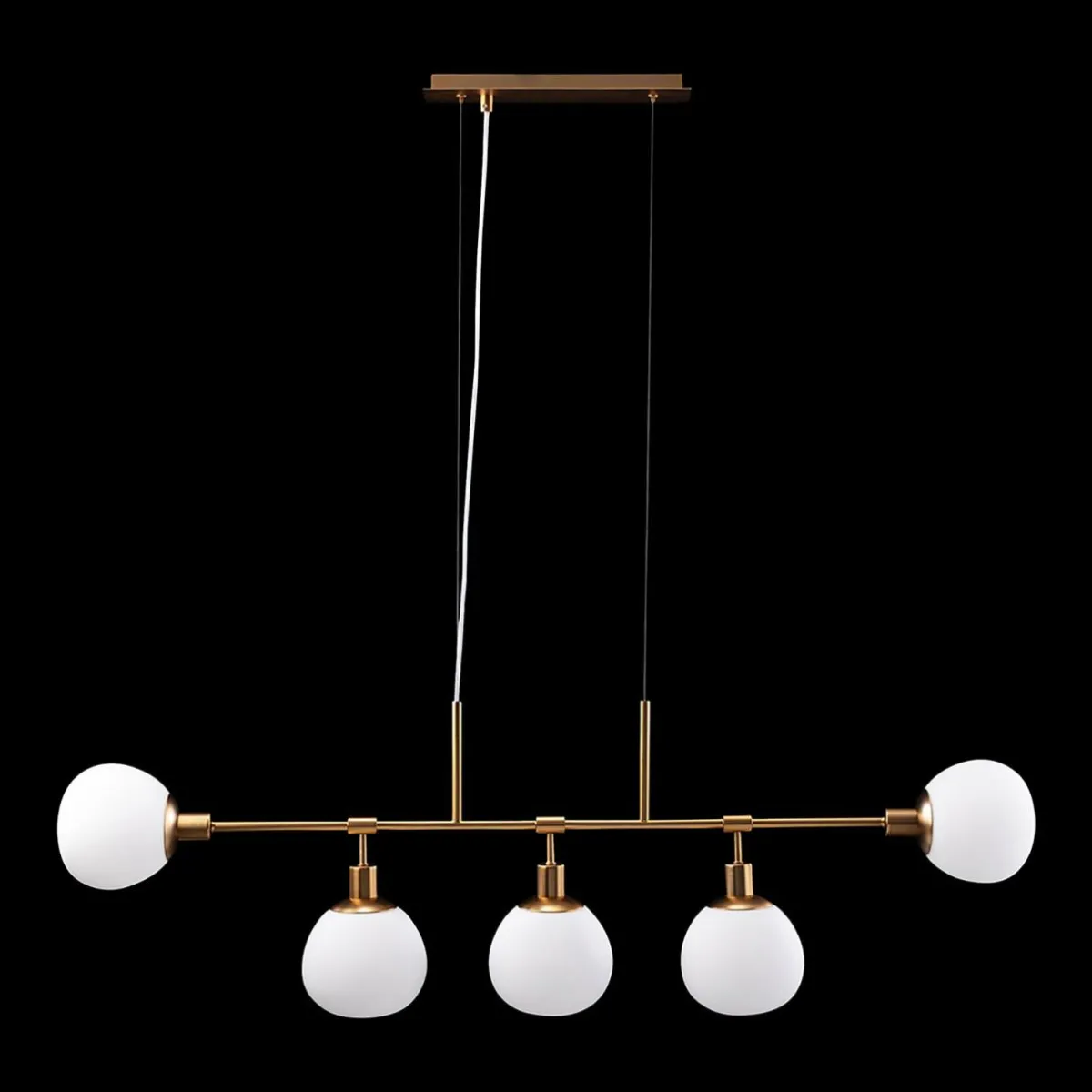 maytoni_erich_suspension___lampes_laitonblanche_3.webp Hot Maytoni Erich suspension à 5 lampes laiton/blanche