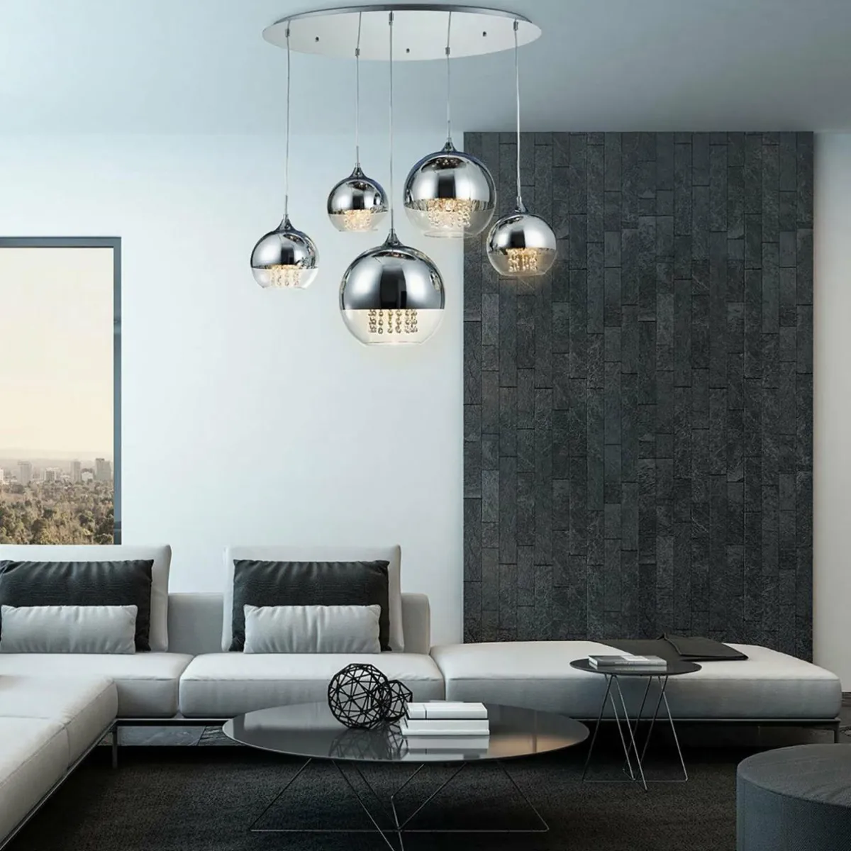 maytoni_fermi_suspension_lampes_pendant_cristal_3.webp Best Maytoni Fermi suspension 5 lampes pendant cristal