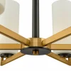 Cheap Maytoni Fortano lustre à 6 lampes abat-jour verre