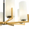 Online Maytoni Fortano lustre à 8 lampes abat-jour verre