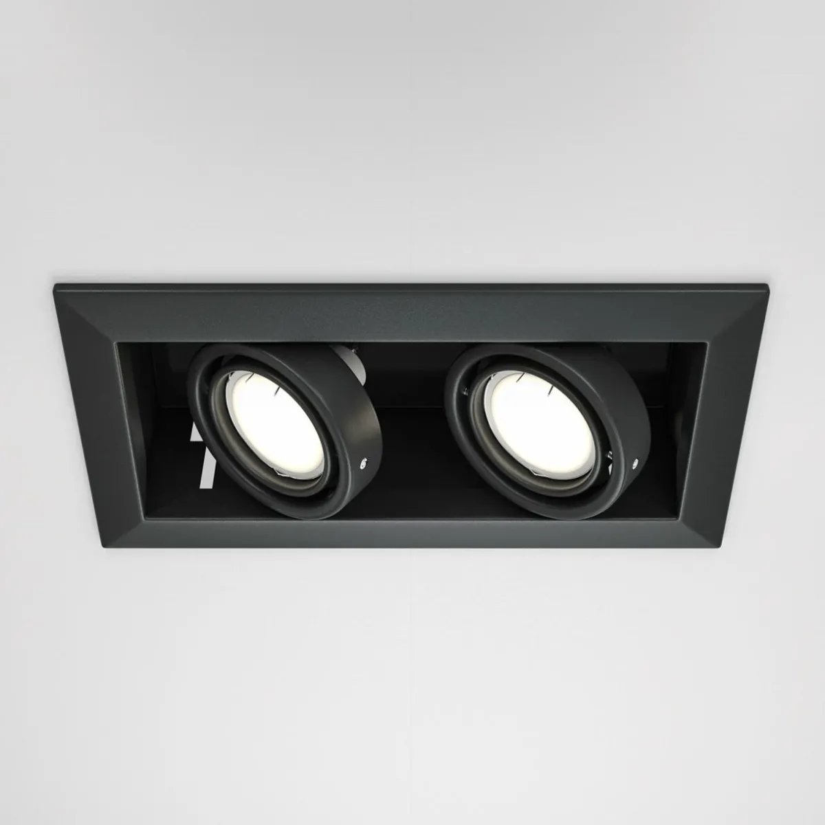 maytoni_luminaire_encastrable_metal_noir__x__cm___lampes_2.webp Best Sale Maytoni luminaire encastrable Metal, noir, 25 x 13 cm, à 2 lampes