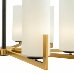 Discount Maytoni lustre Fortano, à 10 lampes, verre, E27