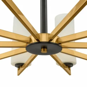 Discount Maytoni lustre Fortano, à 10 lampes, verre, E27