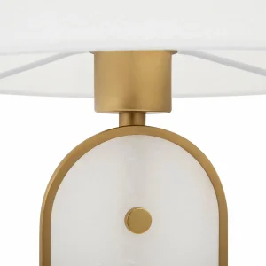 Store Maytoni Marmo lampe à poser, doré/pierre naturelle