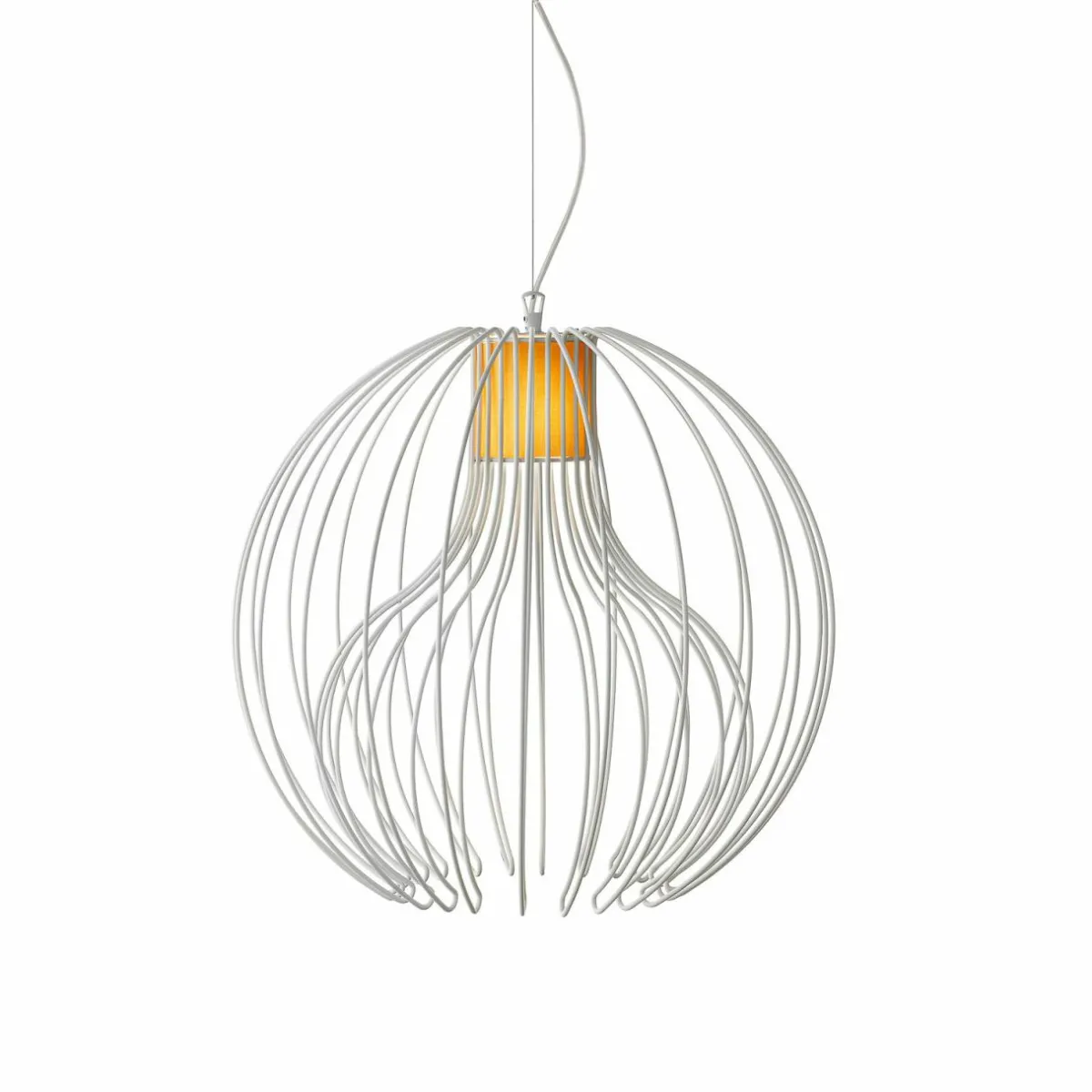 modo_luce_abatjour_pour_icaro_ball_coton_orange_0.webp Online Modo Luce abat-jour pour Icaro Ball, coton, orange