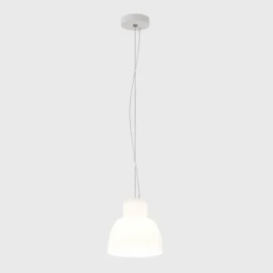 New NEMO Suspension Lorosae, blanc, Ø 20 cm, verre, E27