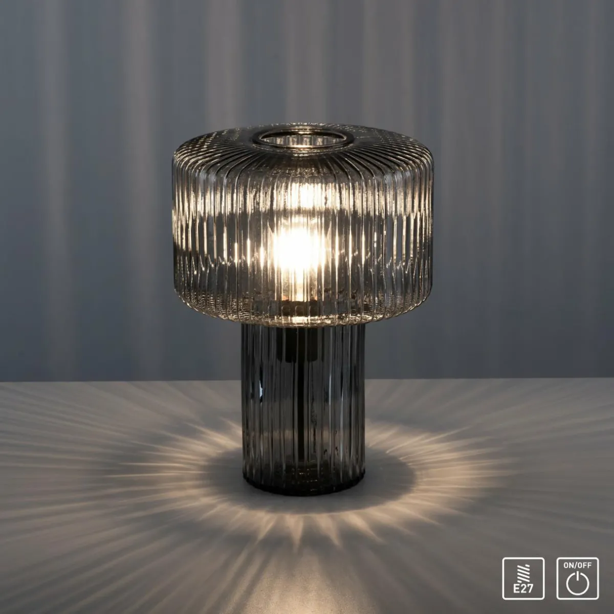 paul_neuhaus_lampe__poser_fungus_fum_verre__cm_6.webp Best Paul Neuhaus lampe à poser Fungus, fumé, verre, 34 cm