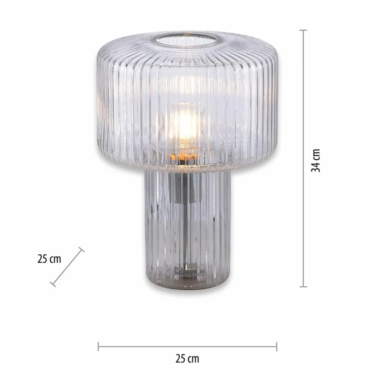 paul_neuhaus_lampe__poser_fungus_transparent_verre__cm_4.webp Fashion Paul Neuhaus lampe à poser Fungus, transparent, verre, 34 cm