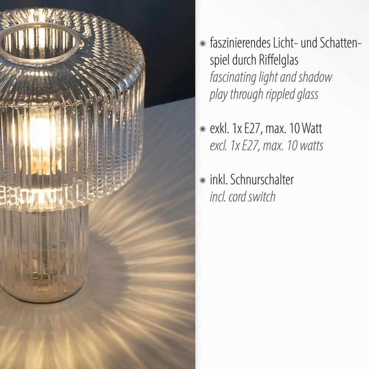 paul_neuhaus_lampe__poser_fungus_transparent_verre__cm_6.webp Fashion Paul Neuhaus lampe à poser Fungus, transparent, verre, 34 cm