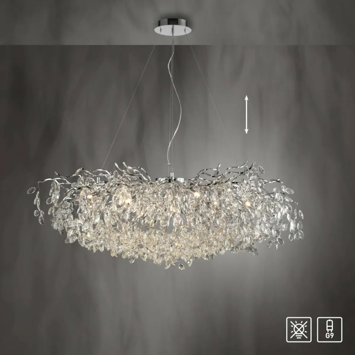 paul_neuhaus_lustre_ricicle_chrome_longueur__cm_6.webp Cheap Paul Neuhaus lustre Ricicle, chrome, longueur 120 cm