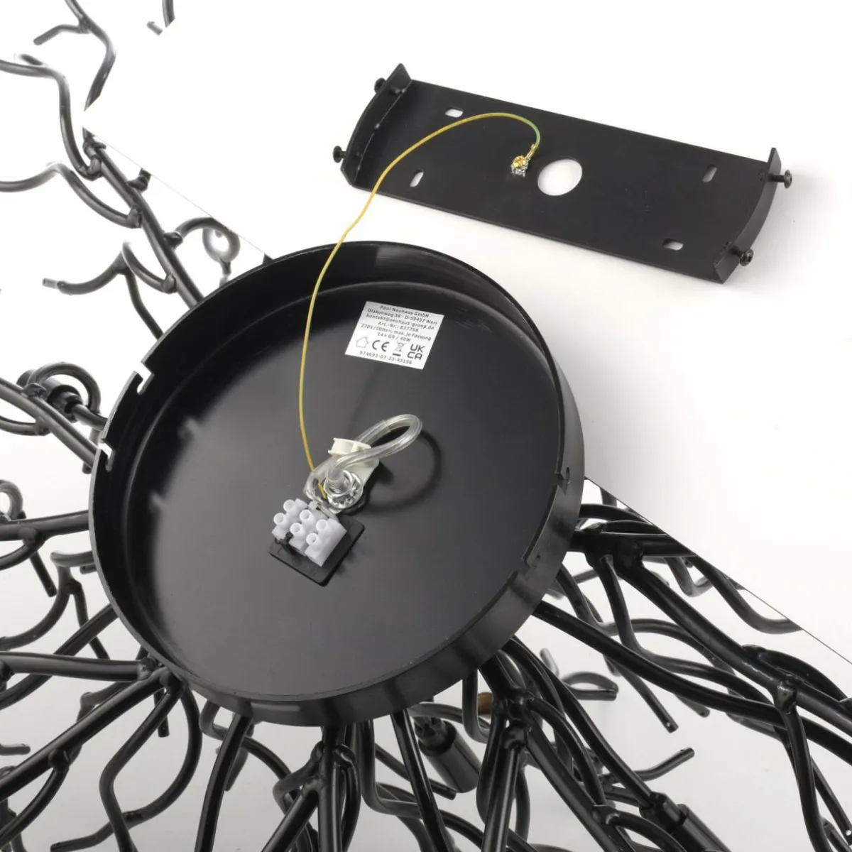 paul_neuhaus_plafonnier_icicle__lampes_noir_5.webp Online Paul Neuhaus plafonnier Icicle, 14 lampes, noir