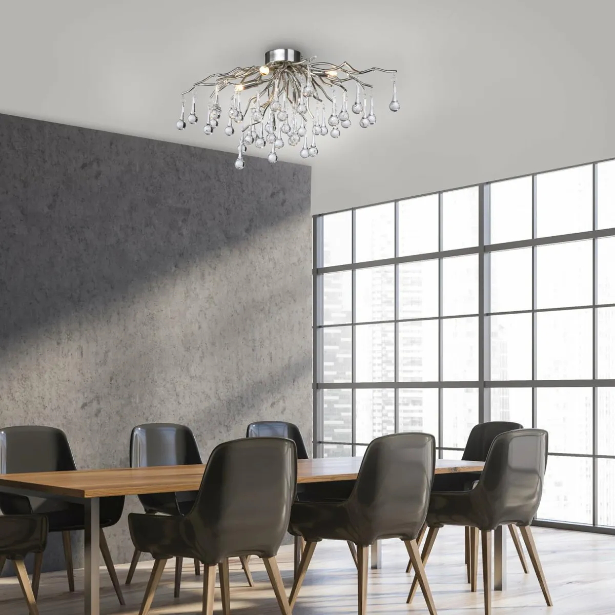 paul_neuhaus_plafonnier_icicle_suspension_en_verre__lampes_argent_0.webp Flash Sale Paul Neuhaus plafonnier Icicle, suspension en verre, 4 lampes, argenté