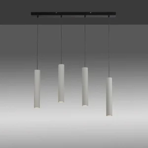 Discount Paul Neuhaus Suspension Eton, 4.flg., 100 cm, béton, G9
