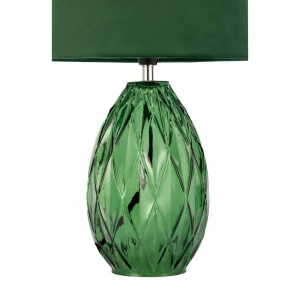 Cheap Pauleen Crystal Velvet lampe à poser, socle verre