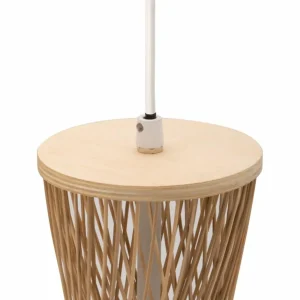 Cheap Pauleen Woody Glow suspension, abat-jour rotin